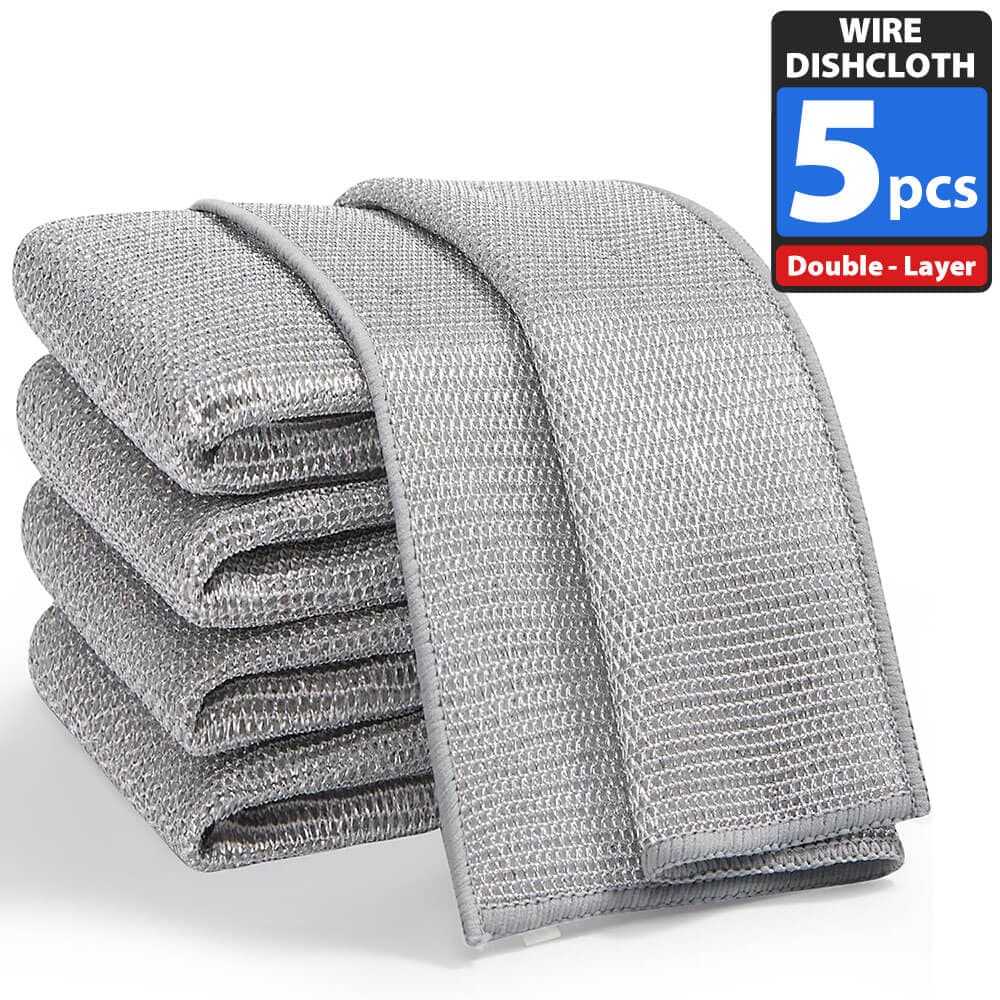 Multipurpose Wire Dishwashing Rags for Wet and Dry thumbnail 2