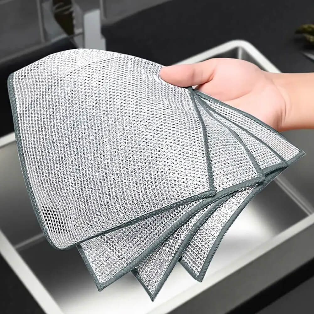 Multipurpose Wire Dishwashing Rags for Wet and Dry thumbnail 8