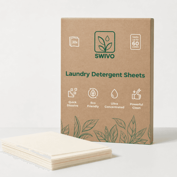 Laundry Detergent Sheets - 60 Loads Eco Liquidless Soap thumbnail 2